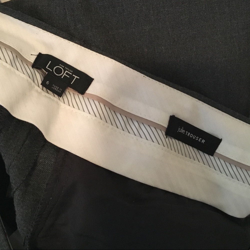 Ann Taylor Loft size 6 dress pants in grey